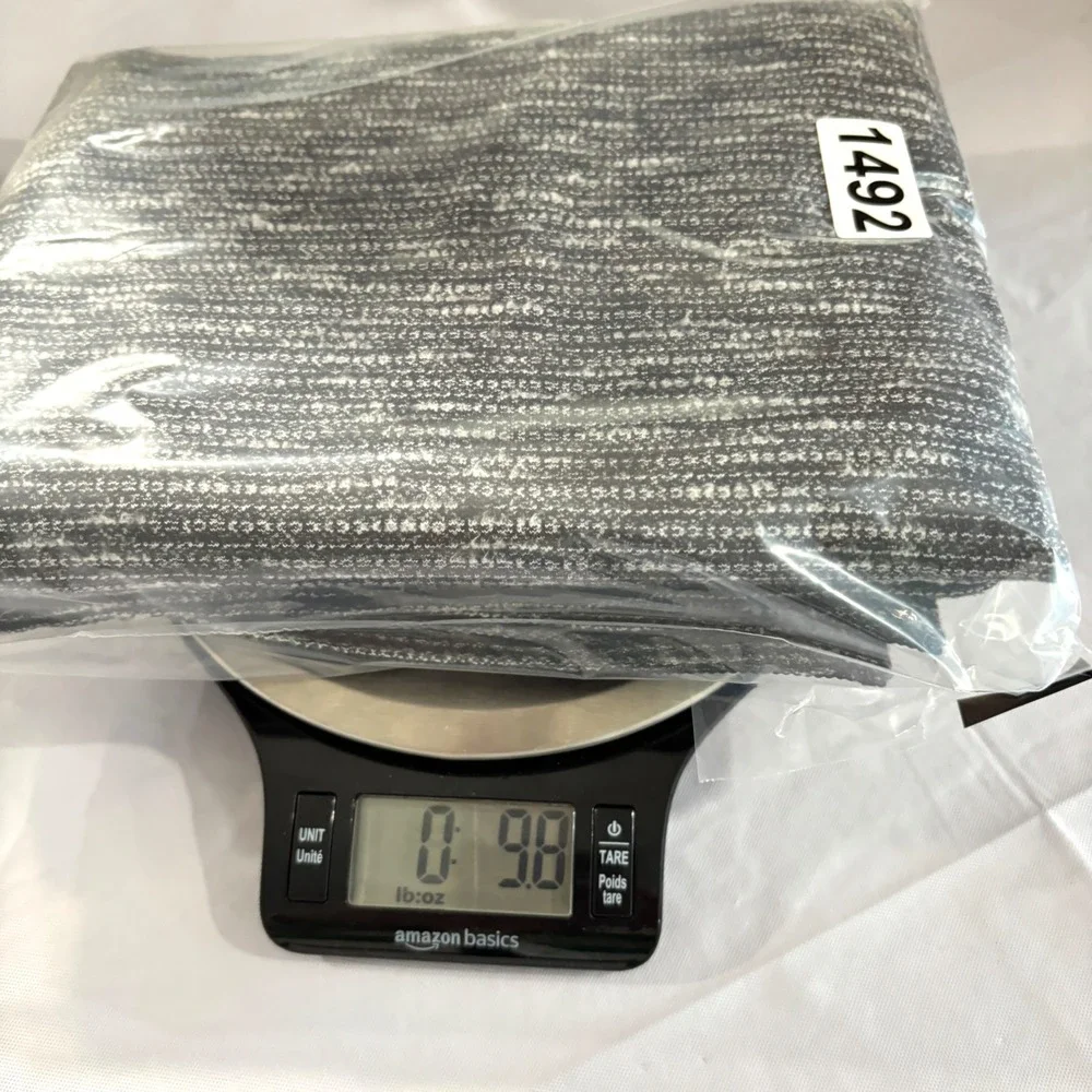 Lululemon Vinyasa Wrap Scarf Black White Space Dye Snap Button One Size O/S